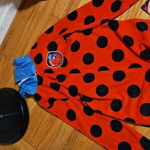 Girls Ladybug Girl Onesie Pajamas
